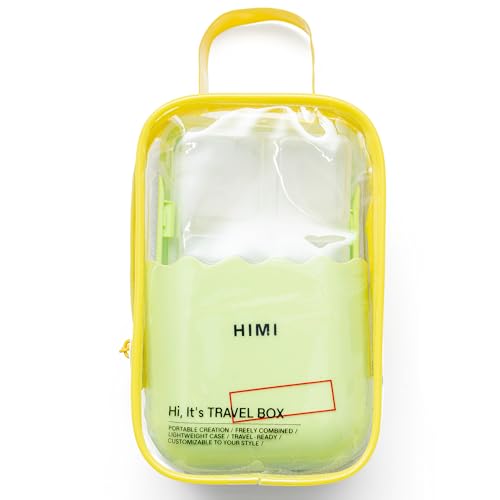 HIMI Travel Box Gouache Set β Holds up to 12 Colors, Mixing Palette, Brush Washer Bucket with Built-in Cleaning Grooves, Unique Portable Carry Bag for Artists & Beginners