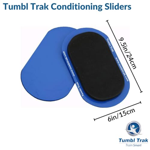 Tumbl Trak Smooth Sliding Slider with Comfortable Top (for Carpet Floors) - color: Small - Pair