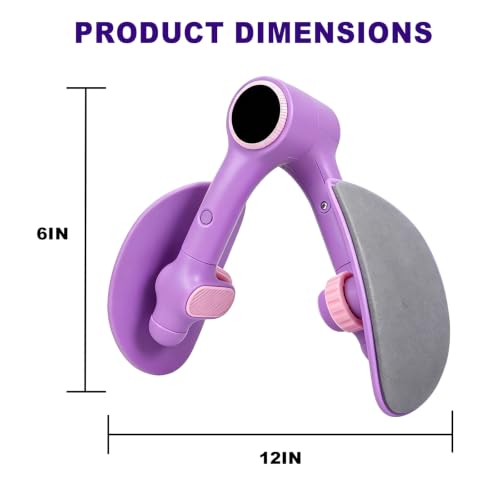 Pelvic Floor Exercise Devices 35LB Resistance Thigh Trainer with Band - size: Purple
