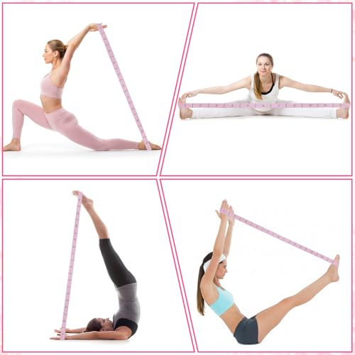 Multi Loop Stretch Band 11 Loops Stretch Band Yoga Strap for Yoga | Physical Stretching Strap, Durable Stretching Equipment, Pilates, Ballet, Latin Workouts, Flexibility Exercise