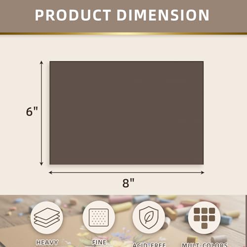 Somime 6x8 Sanded Pastel Paper Pad, 600gsm 12 Sheets of 6 Assorted Colors | Heavyweight Artist Drawing Paper Pad for Pencils and Soft Oil Charcoal Pastels - size: 6x8 12 sheets
