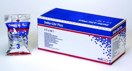 BSN Medical 7345826 Delta Lite Plus Cast Tape, 3" x 4" Yard Size, Green, Pack of 10
