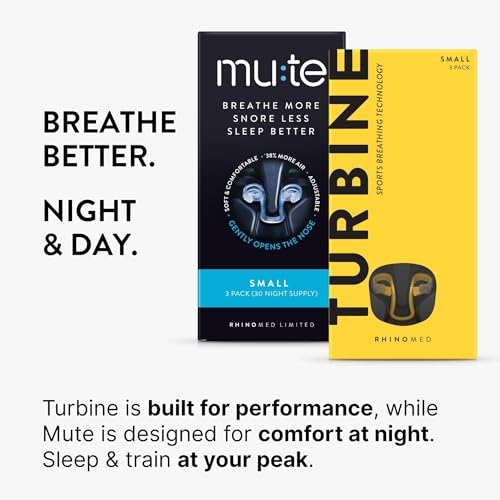 Rhinomed Turbine Sport Nasal Dilators, 38% More Air, Starter Pack - 3 Sizes - style: 3 Pack Starter