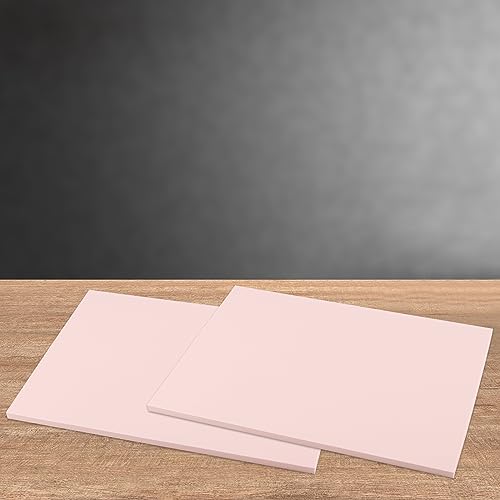 12 PCS 8x6 Inch Pink Rubber Carving Blocks, Soft Linoleum Rubber Stamping Block, Linoleum Blocks for Printmaking, Engraving Crafts