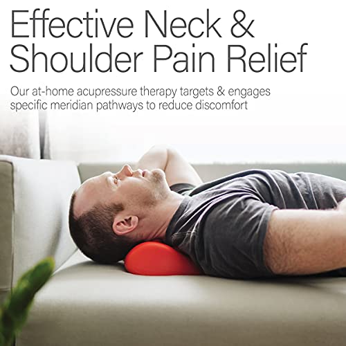 Kanjo Acupressure Neck Pain Relief Cushion | Cervical Traction Device & Acupressure Cushion for Muscle Tension & Relaxation | Helps Relieve Neck & Shoulder Pain | Blue - style: Original Neck Cushion - Blue