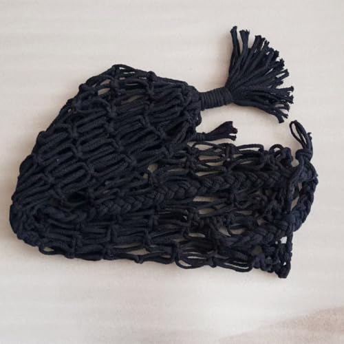Macrame Yoga Mat Carrier Bag, Suitable for most Yoga Mats - color: navy blue