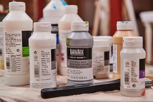 Liquitex Professional Effects Medium , 237ml (8-oz), Airbrush Medium | Reduces Airbrush Clogging & Paint Buildup, Increases Transparency, Makes Paint Behave Like Watercolor, Wash or Stain - color: Airbrush Medium, size: 8 Fl Oz (Pack of 1), style: 8-oz