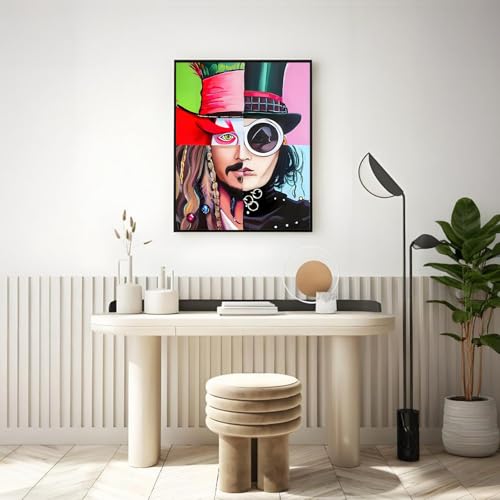 Shouruihua Diamond Painting Kits, Four Unique Personalities Diamond Art Kit | Gem Art, Diamond Dotz Kits, Diamond Dots, Wall Art, Adult Crafts, Full Round Drill Diamond Painting Kits, 11.8x15.7 in - color: Four Unique Personalities