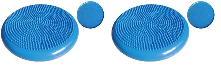 Therapist’s Choice® Inflated Air-Filled Stability Balance Disc-Blue - size: 13.5" x 2.5" (Pack of 2)
