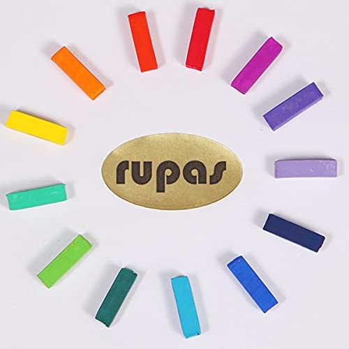 Rupas Soft Dry Pastel 48 Color Set Square Chalk - color: Rupas Dry Pastel 48 Color