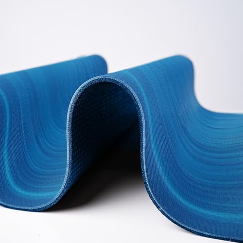 Mount Adams Vista Yoga Mat, 72"x24"x6mm Thick - color: Seabreeze with Grommets - 24 Inches