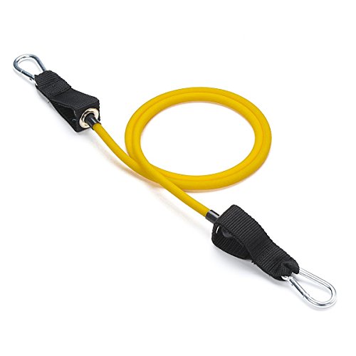 Black Mountain Products Single Stackable Resistance Band - color: Yellow, size: 2-4Lbs