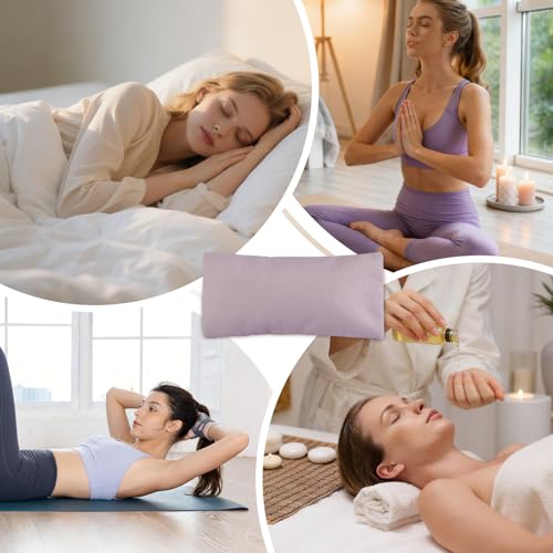 Cotton Weighted Eye Pillow Case Covers, 6pcs Soft Cooling Eye Pillow Cases