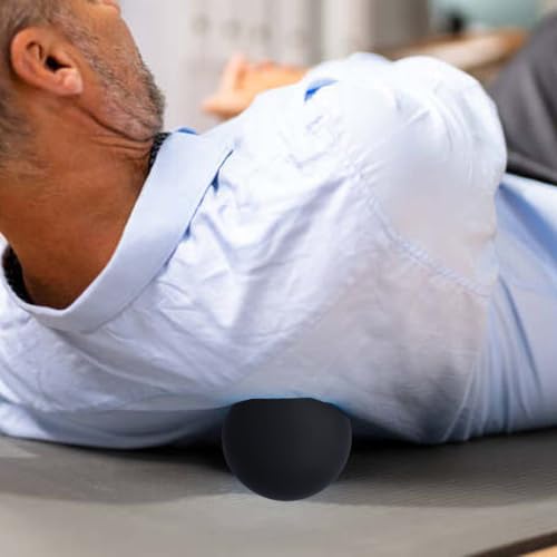 3 PCS Foot Hand Deep Tissue Massage Ball for Trigger Point Therapy - color: (1.2"+2"+2.5") Black