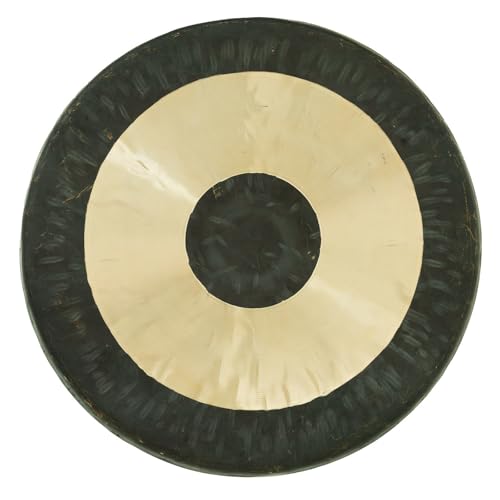 Unlimited Chau Gongs, Sound Healing, Meditation & Yoga Gong, Bronze, 10in | Traditional Chinese Bullseye Design, Clear & Simple Tones, Ideal for Beginners & Personal Meditation, Mallet & Rope Included - size: 10"
