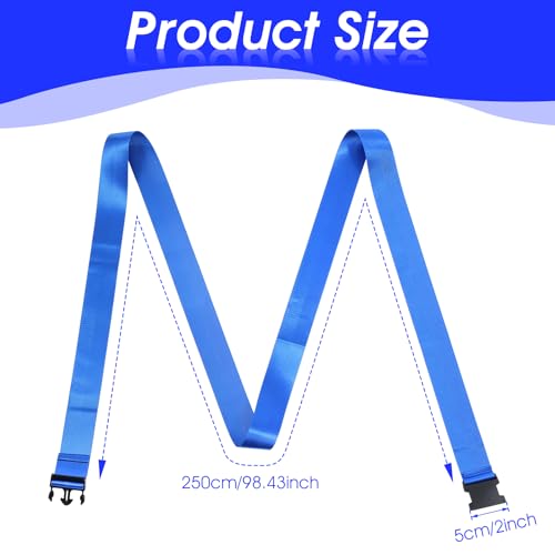 Physical Therapy Strap, Extremity Mobilization Belt, Manual Traction Strap, Adjustable Stretch Straps for Stretching Yoga Leg Shoulder Exercise - color: Blue