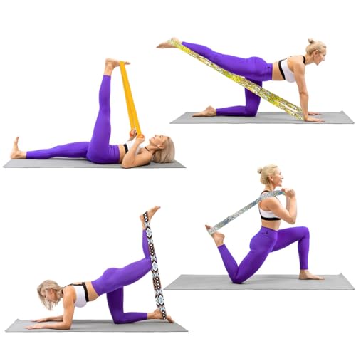 Yoga Strap for Stretching Yoga Belt Adjustable Straps for Yoga Non Elastic Yoga Stretching Strap Yoga Exercise Straps for Pilates - color: B
