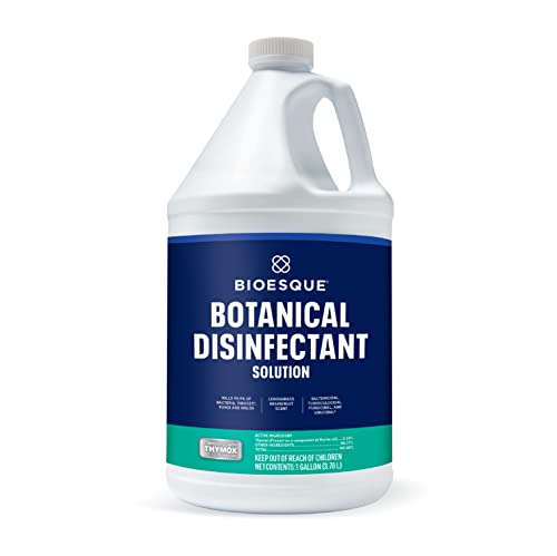 Bioesque Botanical Disinfectant Solution, Heavy Duty Broad-Spectrum Disinfectant, Kills 99.9% of Bacteria, Viruses*, Fungi, & Molds, 1 Gallon (Pack of 4) - size: 4 Gallon