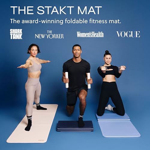 Stakt The Original Foldable Yoga Mat - Non-Slip - color: Seafoam