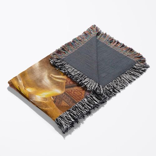 3dRose Thailand, Bangkok. Ko Ratanakosin, Wat Pho, Reclining Buddha. Woven Blanket