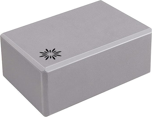 Bulk 4in Foam Yoga Blocks, 10 Pack | Workout Block for Stretching, Pilates, and Workout, Firm and Supportive Exercise Blocks for Home, Schools, and Studios - color: Cool Gray