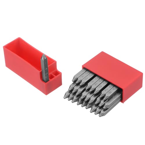 HARFINGTON 27pcs Letter Stamp Set 1/16" 1.5mm High Tool Steel A-Z & Punch Press Tools Metal Stamps Set Hammer Hand Punch for Metal Plastic Wood Leather Brass Stamping - size: 1.5mm