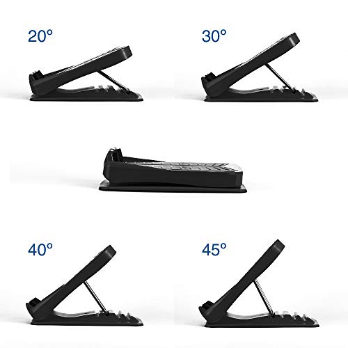 StrongTek Slant Board Set – Heavy-Duty Wooden Fixed 25° Incline Board & Portable Adjustable Calf Stretch Board (20°–50°) for Squats, Flexibility, and Rehab Training