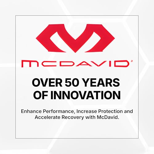 McDavid MD5113-01-35 Knee Sleeve / 4-Way Elastic Black Adult-L - color: Black, size: Large