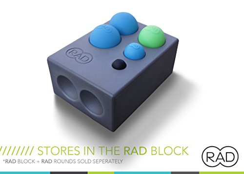 RAD Roller Stiff Peanut Massage Ball - High Density Peanut Massager - Myofascial Release for Back, Feet, Neck, Psoas - Suboccipital Release Device, Thoracic Spine Roller Balls - style: High Density