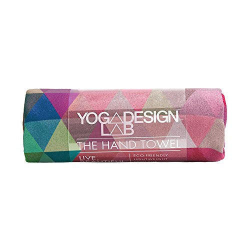 yogadesignlab | THE Hand Towel | Premium Non Slip Hand Towel | Designed in Bali | Colorful Eco Printed + Quick Dry + Soft | Hot Yoga, Bikram, Ashtanga, Sport, Barre, Travel (Tribeca Sand)