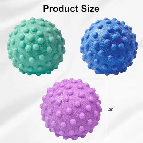 Foot Massage Ball Myofascial Release, Pain Relieve from Plantar Fasciitis, Massage Tool for Tight Muscles and Sore Feet, Restore Foot Massage Roller - color: 3 Massage Ball