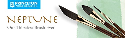 Princeton Neptune Round Brush, Synthetic, Short Handle, Size 16, 1 Count - size: Size 16