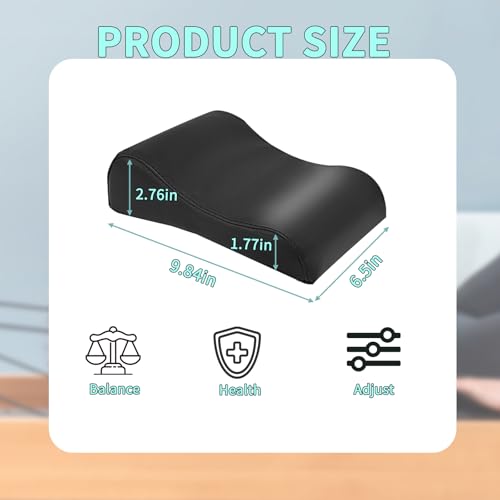 Pilates Reformer Head & Neck Support Pillow β Ergonomic Pilates Cushion for Cervical Alignment β High-Density Foam Headrest with Adjustable Strap β Fits Most Reformer Machines & Home Pilates Equipment