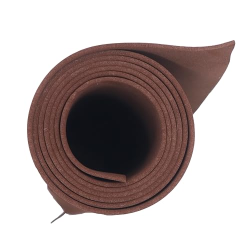OISAKLD Brown EVA Foam 2mm-10mm 13.7"×39" Craft Foam Sheet 74 kg/m³ EVA Foam Cosplay for Craft Model Cosplay 2mm - color: Brown, size: 2mm -Thickness