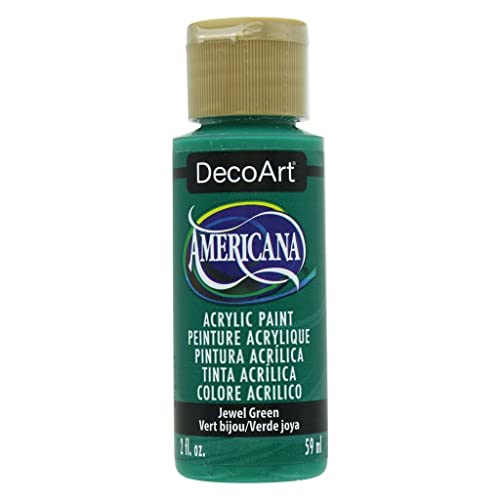 Americana Acrylic Paint 2oz-Jewel Green -DA-393 - color: Jewel Green, size: 2 Fl Oz (Pack of 1)