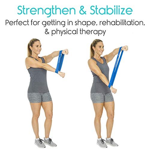 Vive Resistance Bands for Working Out (5 Pack) - Exercise & Workout Resistance Kit - Stretch, Elastic Loop Bands for Physical Therapy, Pilates, Yoga & Gym, for Men & Women - style: Loop