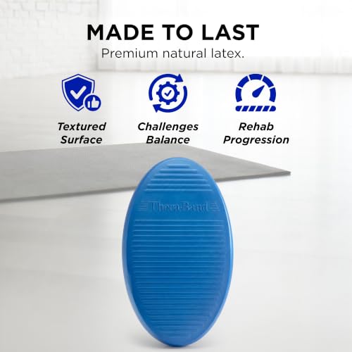 THERABAND Stability Trainer Pad - color: Blue - Soft- Intermediate, size: Set of 2