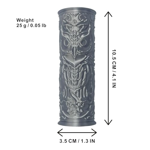 Pottery Clay Owl Texture Roller,Polymer Molding Art Hand Rollers Tools,Embossing Pattern Rolling Pins for DIY Crafts Making,4.1 Inches,Owl,1 Piece - color: Owl