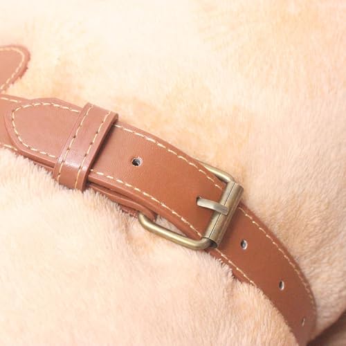 Lolmi PU Leather Blanket Strap,Picnic Blanket Carry Strap Yoga Mat Strap