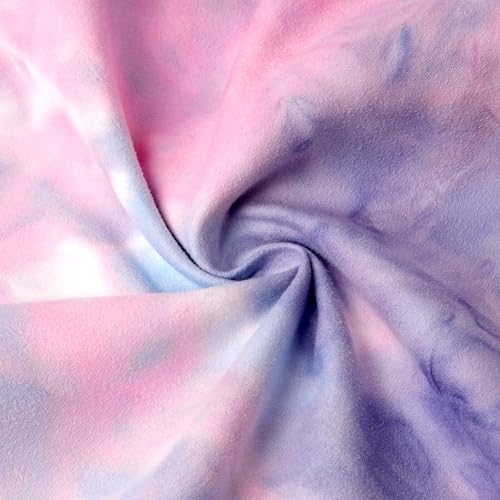 Eunzel Hot Yoga Towel Non Slip Yoga Mat Towel Non-Slip Sweat Absorbent Microfiber Towel for Hot Yoga, Pilates and Workout 72" x 26.5", Purple & Blue - color: Purple & Blue