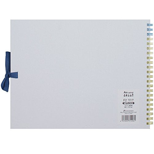 Maruman Art Spiral Sketch Book, F2, 7.76" x 10.24", 24 Sheets, White | Drawing Pad With Acid-Free Art Paper & Twin-Wire Binding, Premium Drawing Paper Sketchbook, Sketch Pad Made in Japan - color: White, size: F2 (7.76" x 10.24")