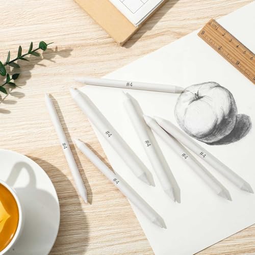 Fulmoon 84 Pcs Blending Stumps Set, Paper Art Blenders for Drawing Sketch Shading Pencil Oil Pastel Blender Tools Drawing Supplies for Charcoal Graphite Pastel Ideal for Artists Students and Beginners - style: Blending Stump