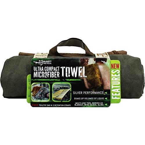 GEAR AID Quick Dry Microfiber Towels - Super Absorbent, Odor-Resistant, Fast Drying with Mesh Bag, Perfect for Camping and Travel, Sizes - color: Sand, size: XL (35”x62”)