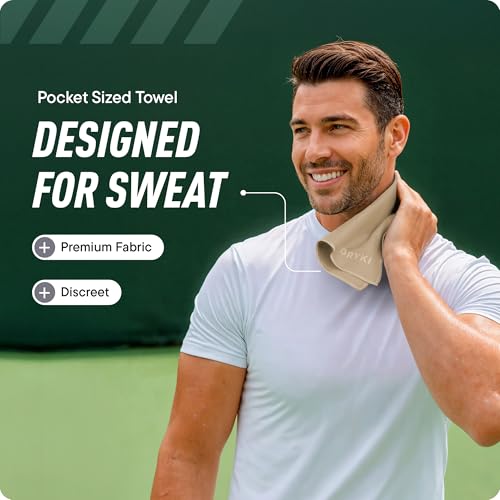 DRYKI Pocket-Sized Sweat Towels - Original Sweat Absorbing Handkerchiefs - color: Forest