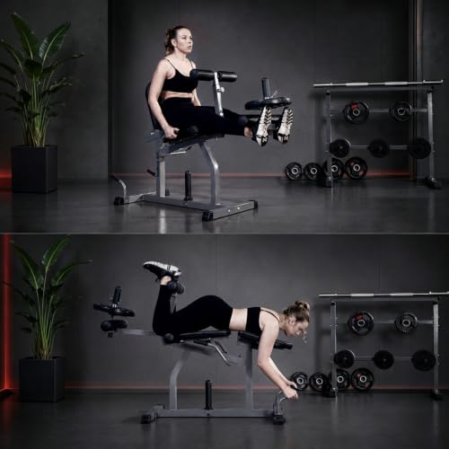 Z ZHICHI 2-in-1 Leg Curl/Extension Machine,Home Use,Burn quads/Calves Fast | 5s Quick Function Switch,7.9sqft Flexible Space Use,3 sets Quads+calves=burn,50×50×1.4mm Sq tube,Holds 660LBS rock solid