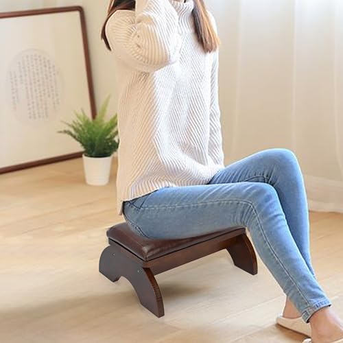 Prayer Kneeler Bench Wooden Kneelers for Praying Church | Prayer Bench Stool for Kneeling at Home, Padded Prayer Kneeler Bench for Home and Church, Religious Gifts
