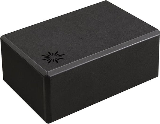 Bulk 4in Foam Yoga Blocks, 10 Pack | Workout Block for Stretching, Pilates, and Workout, Firm and Supportive Exercise Blocks for Home, Schools, and Studios - color: Black