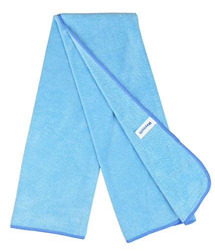 Gym Towels for Men & Women Microfiber Sports Towel Set Fast Drying & Absorbent Workout Sweat Towels for Fitness,Yoga, Golf,Camping 16" x 32" 3-Pack Gifts - color: Bluex3