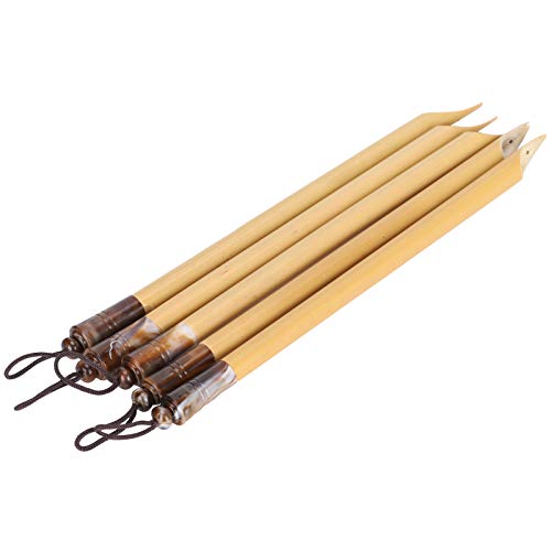 5PCS Bamboo Pens, Comic & Arabic Calligraphy Dip Pens (Bamboo Tip Set) - size: Bamboo Tip Set