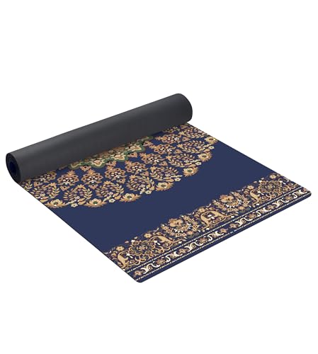 nuveti Suede TPE Yoga Mat High Density Non Slip Yoga Mats with Carrying Bag,72"x32" Extra Thick 8MM Exercise & Workout Mat for Yoga, Pilates and Fitness - color: ZuiWei